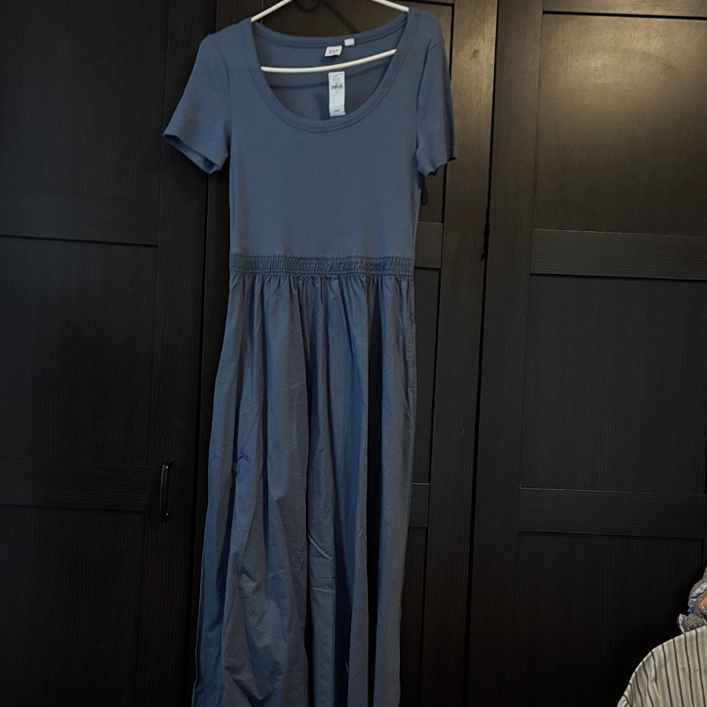 GAP Classic Blue Maxi Dress